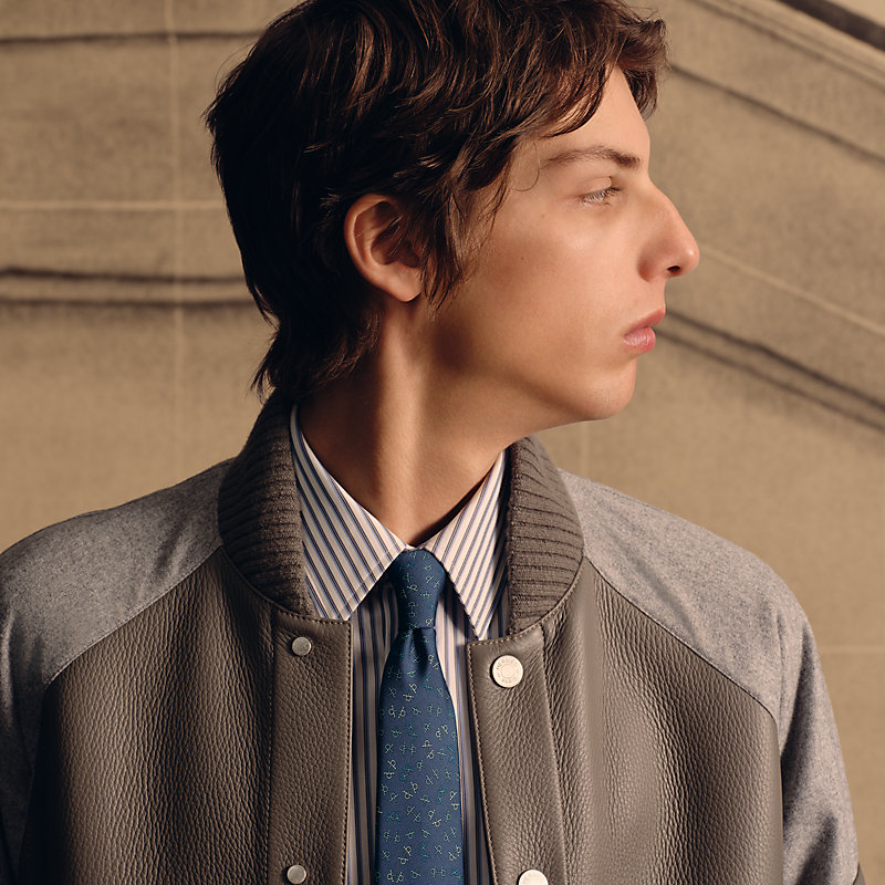 HERMES ボウタイ Mors Dance tie - Blue | Hermès USA